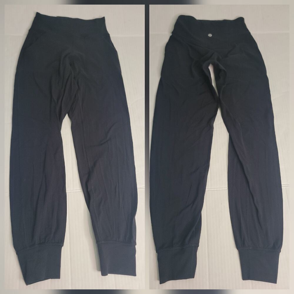 Lululemon Align Jogger 28" Size 2 Black High Rise Pockets